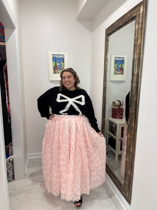 Eloquii Dresses & Skirts - Eloquii Pink Ruffle Tulle Skirt